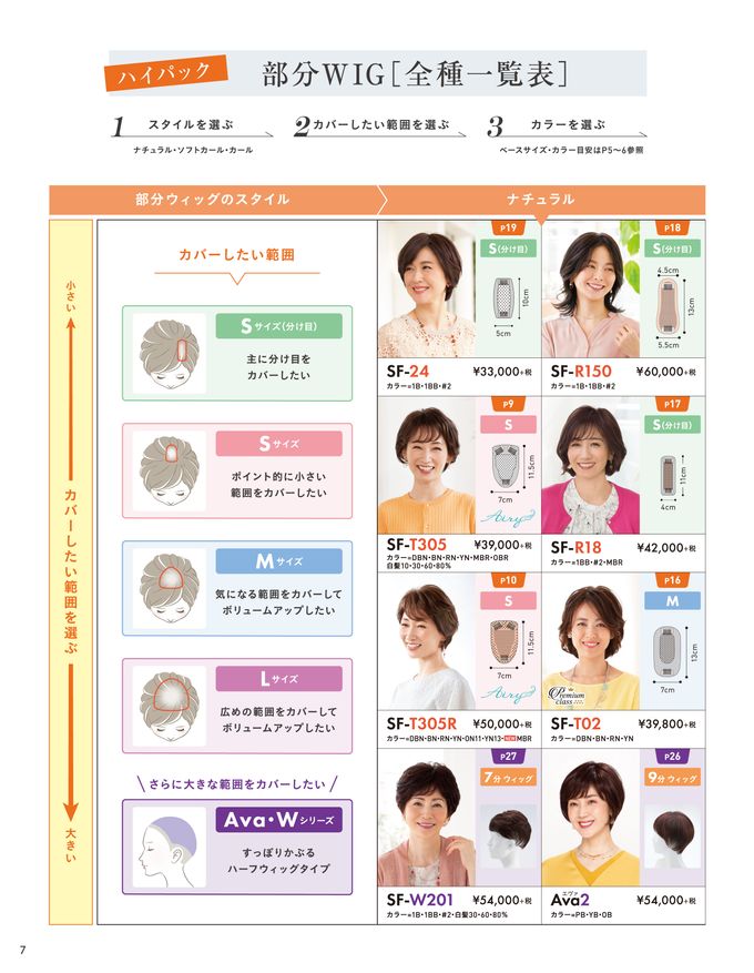 レオンカ ウィッグ総合カタログ